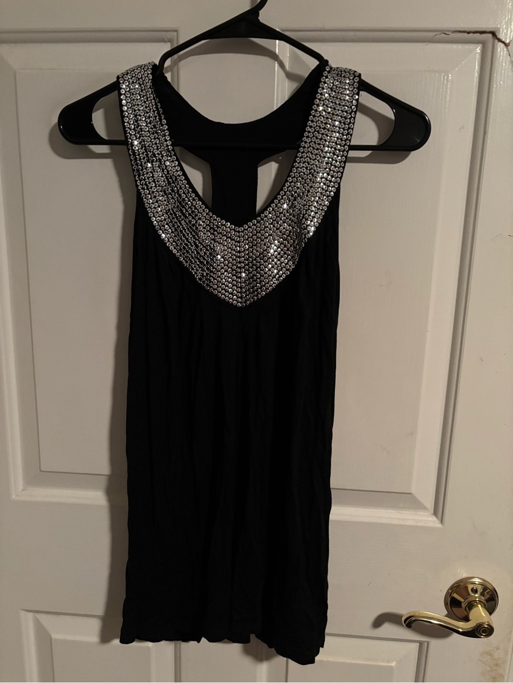Vintage C. Oliver Black Sequin Tank Top